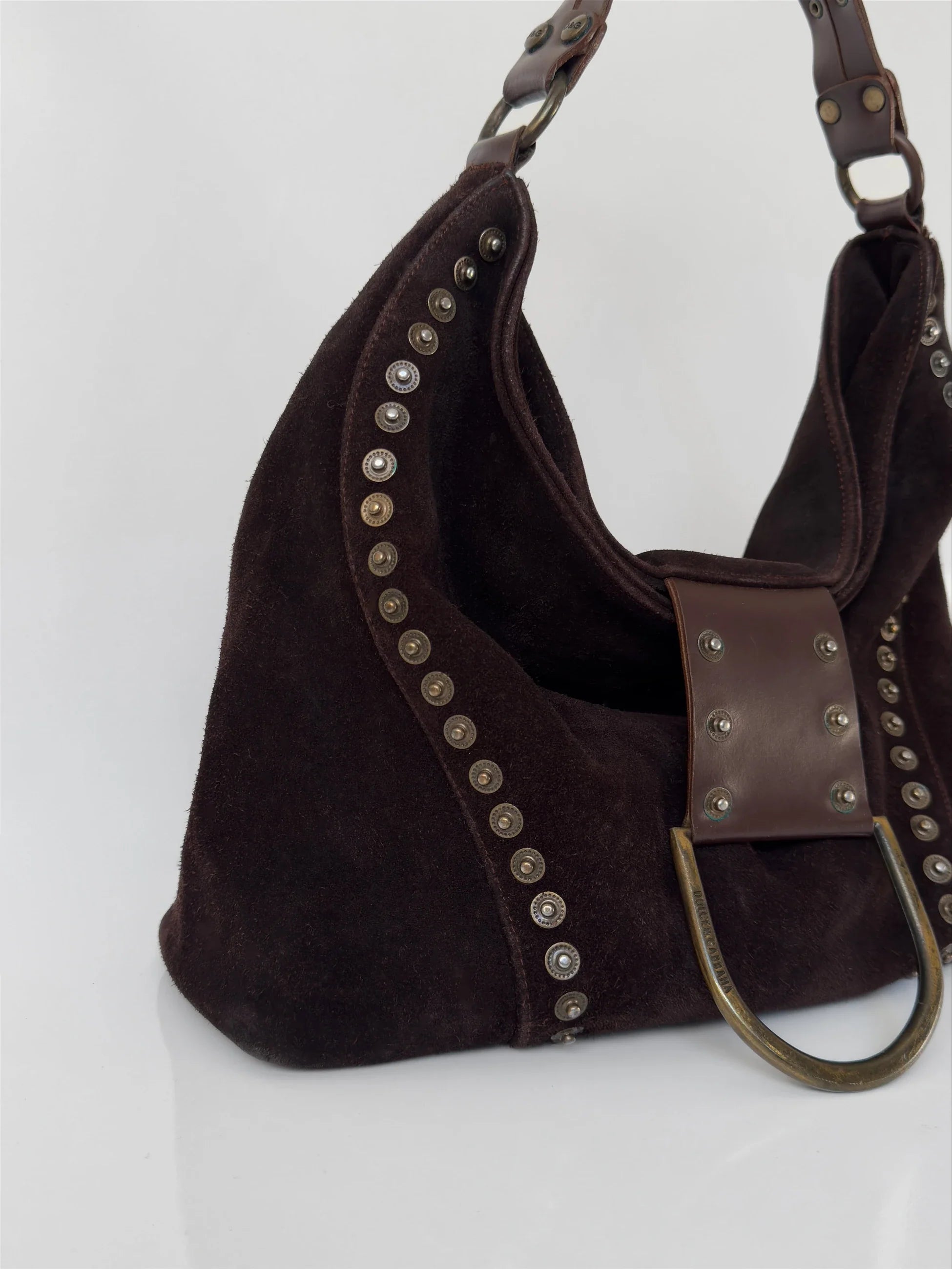 Dolce&Gabbana Brown Suede Bag