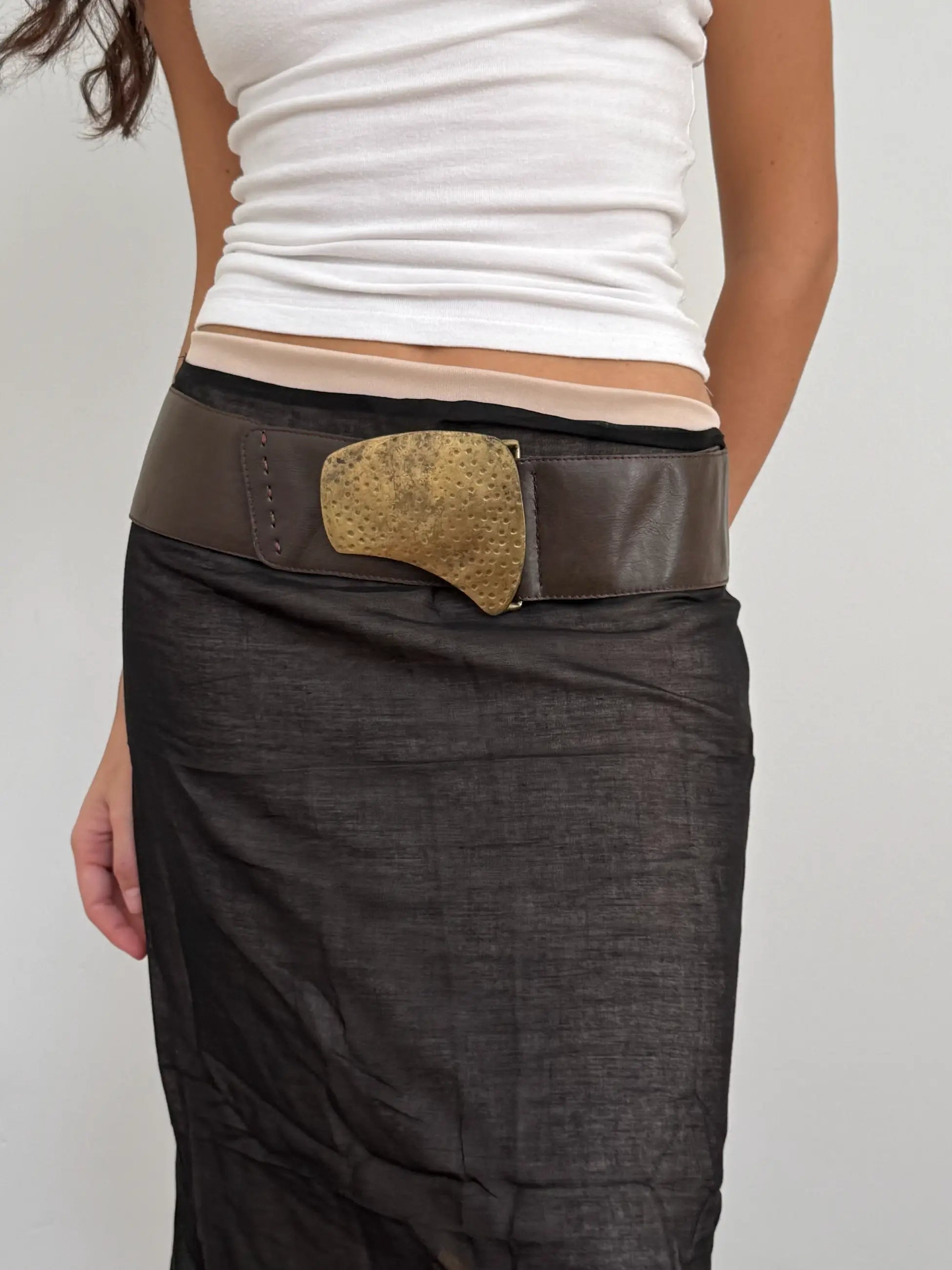 Khamsin Leather Belt