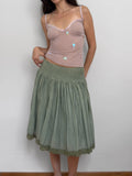 Green Midi Skirt
