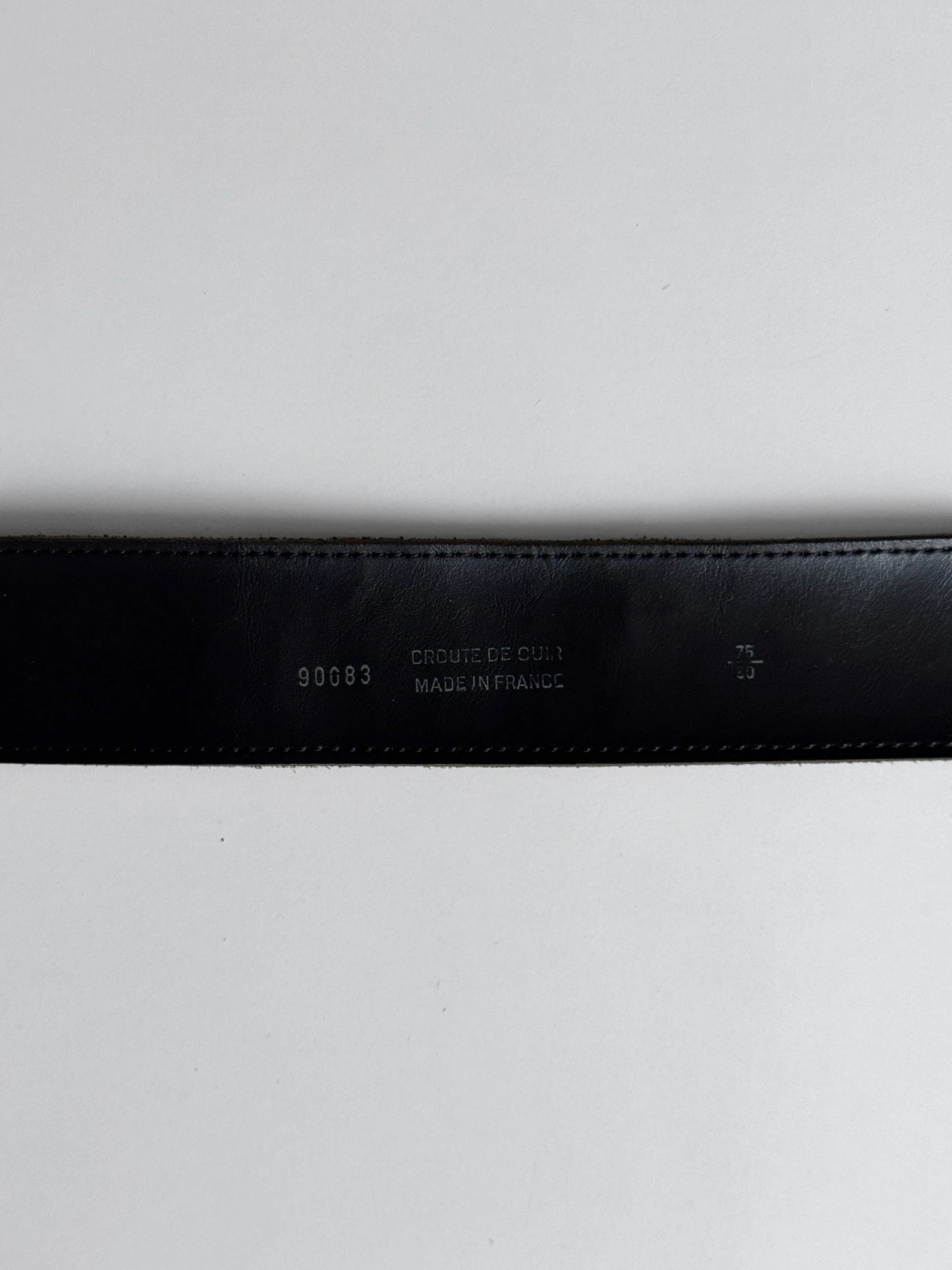 Brown Suede Belt