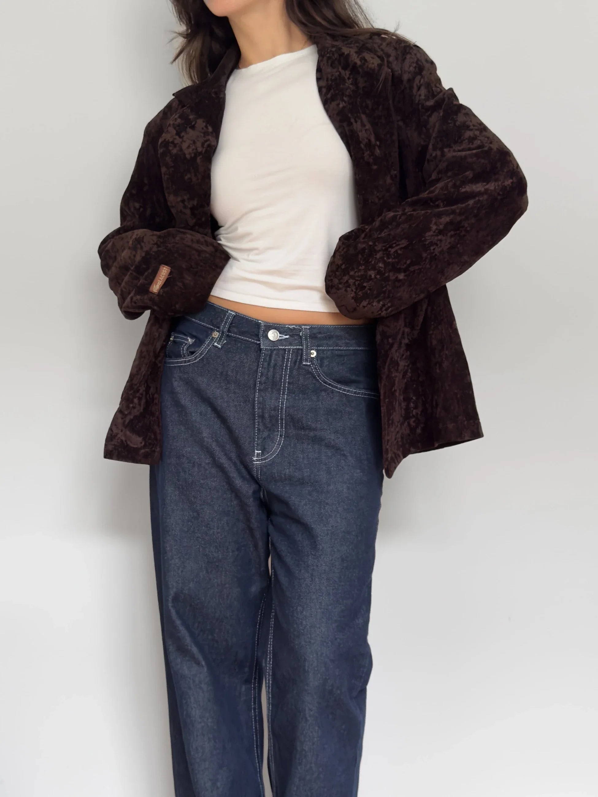 Brown Velvet Blazer