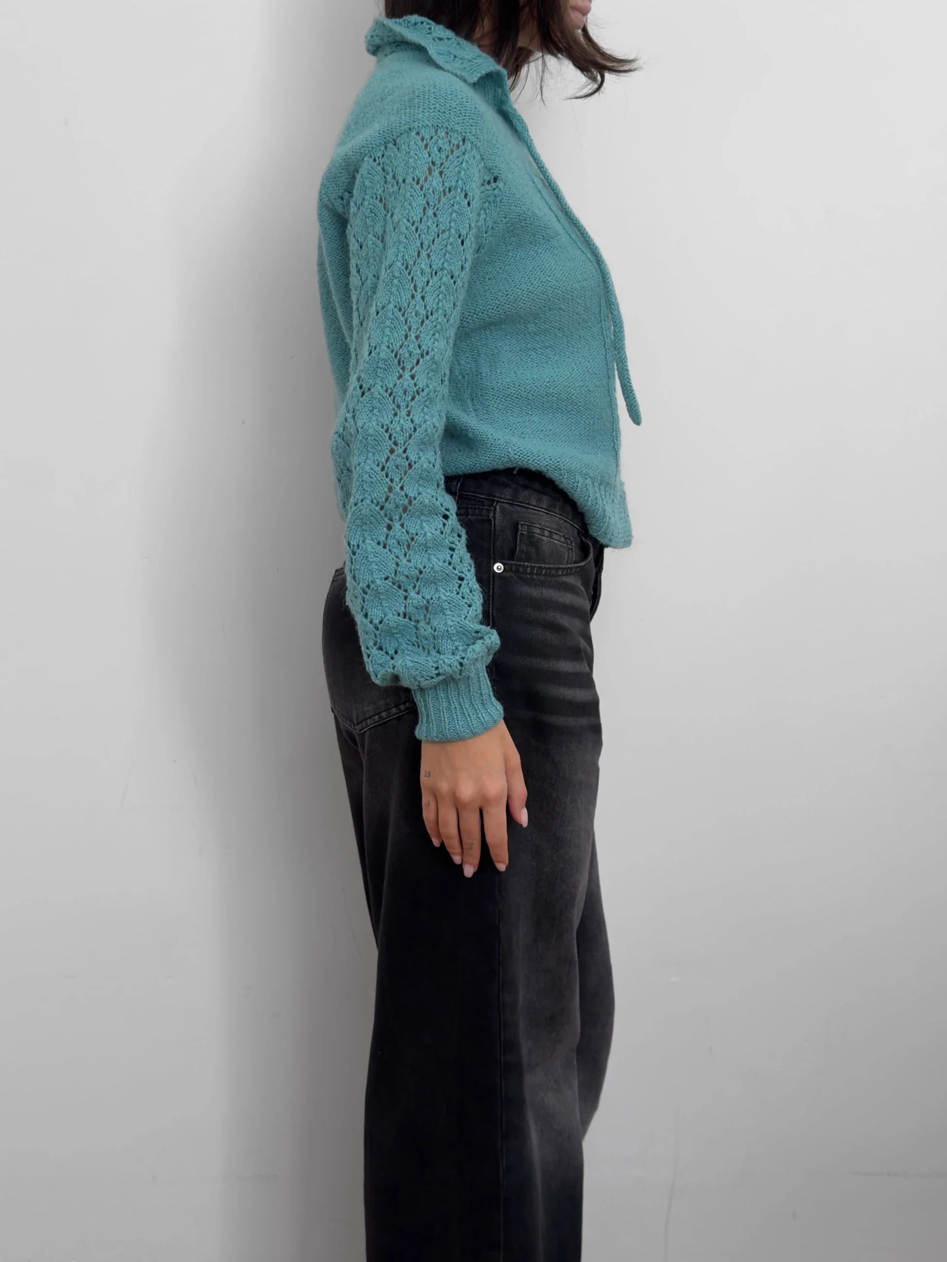 Blue Wool Sweater
