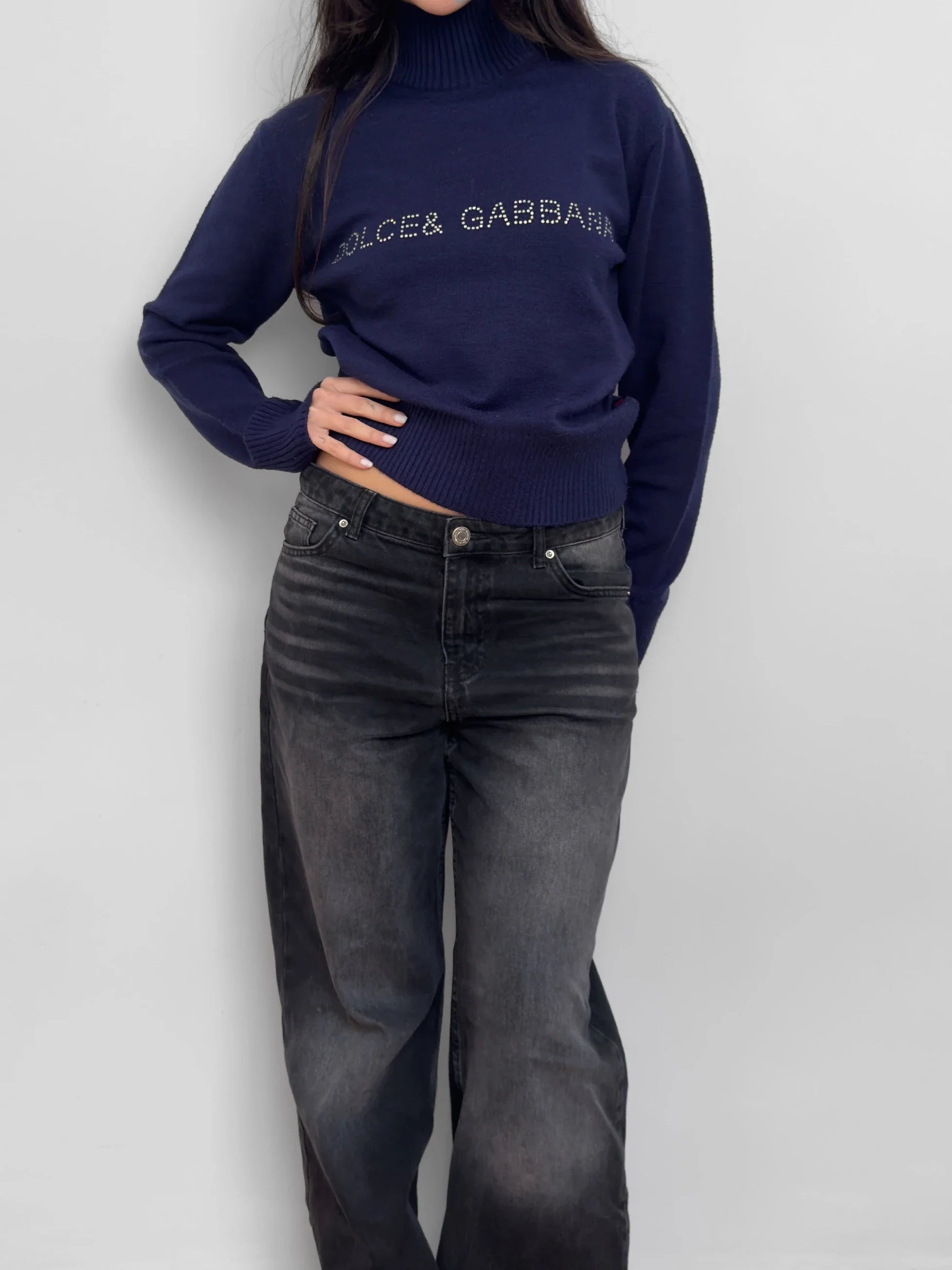 Dolce&Gabbana Stone-Detailed Sweater