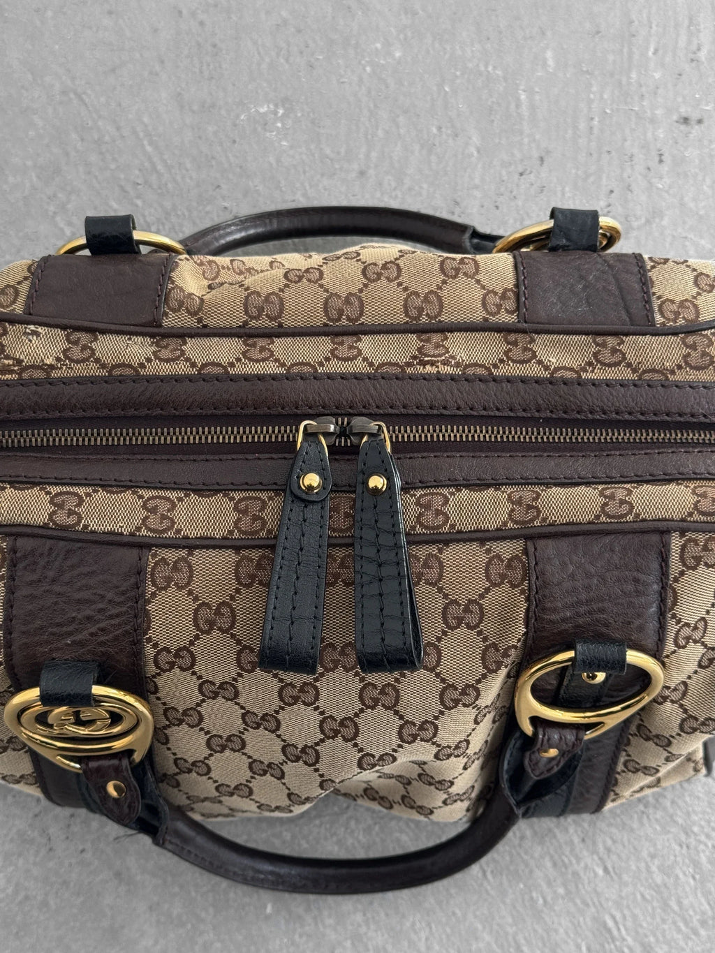 Gucci GG Canvas Boston Bag