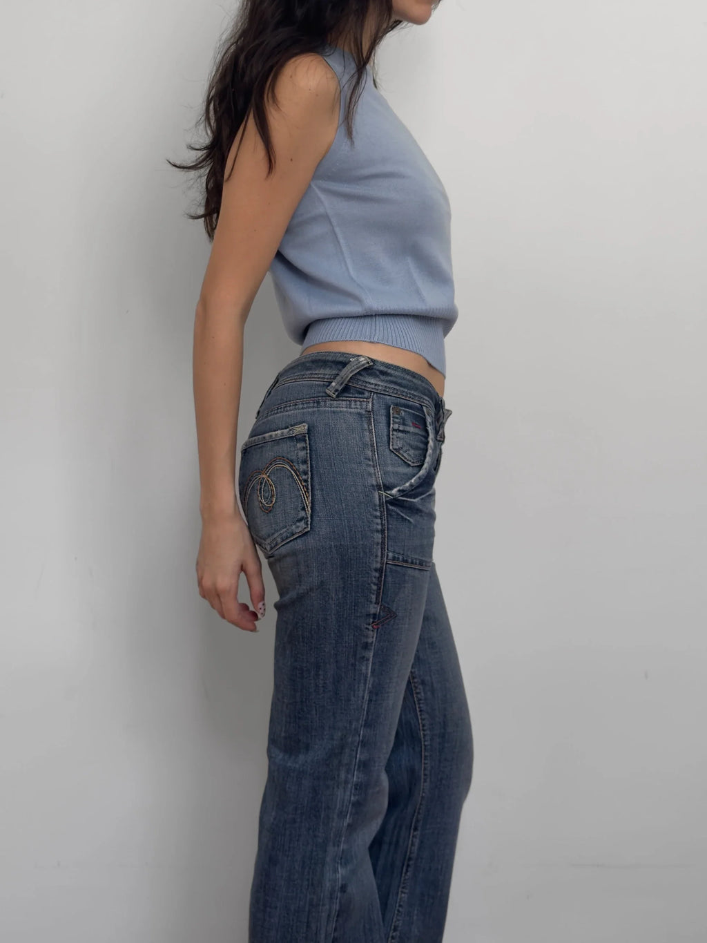 Blue Wool Pullover