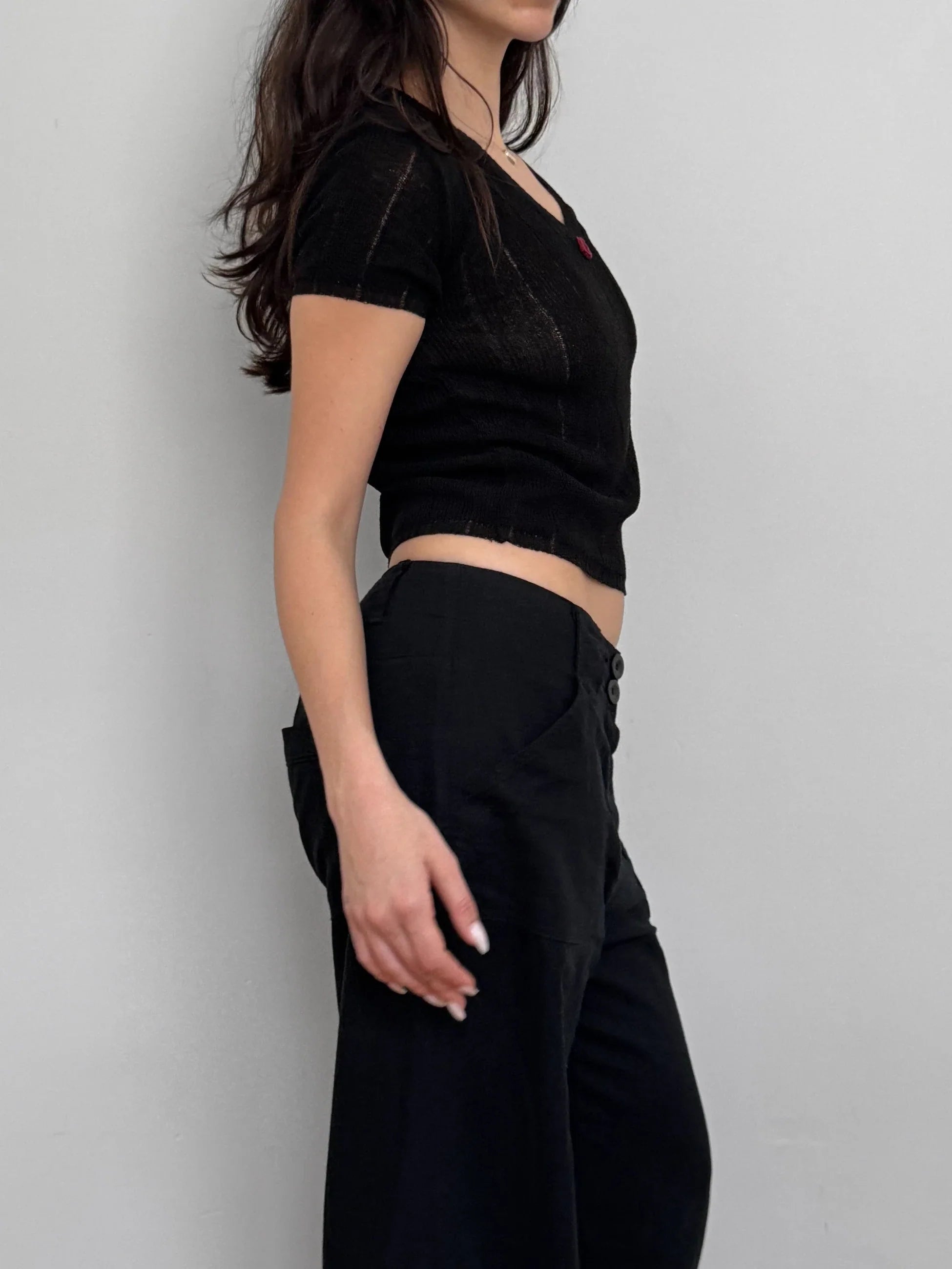 Short Sleeve Knit Top