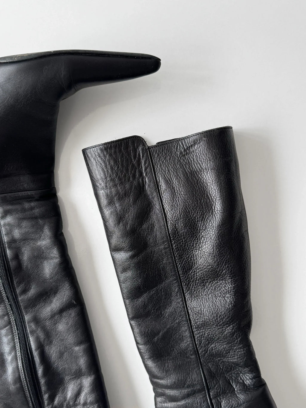 Fur-Lined Leather Boots