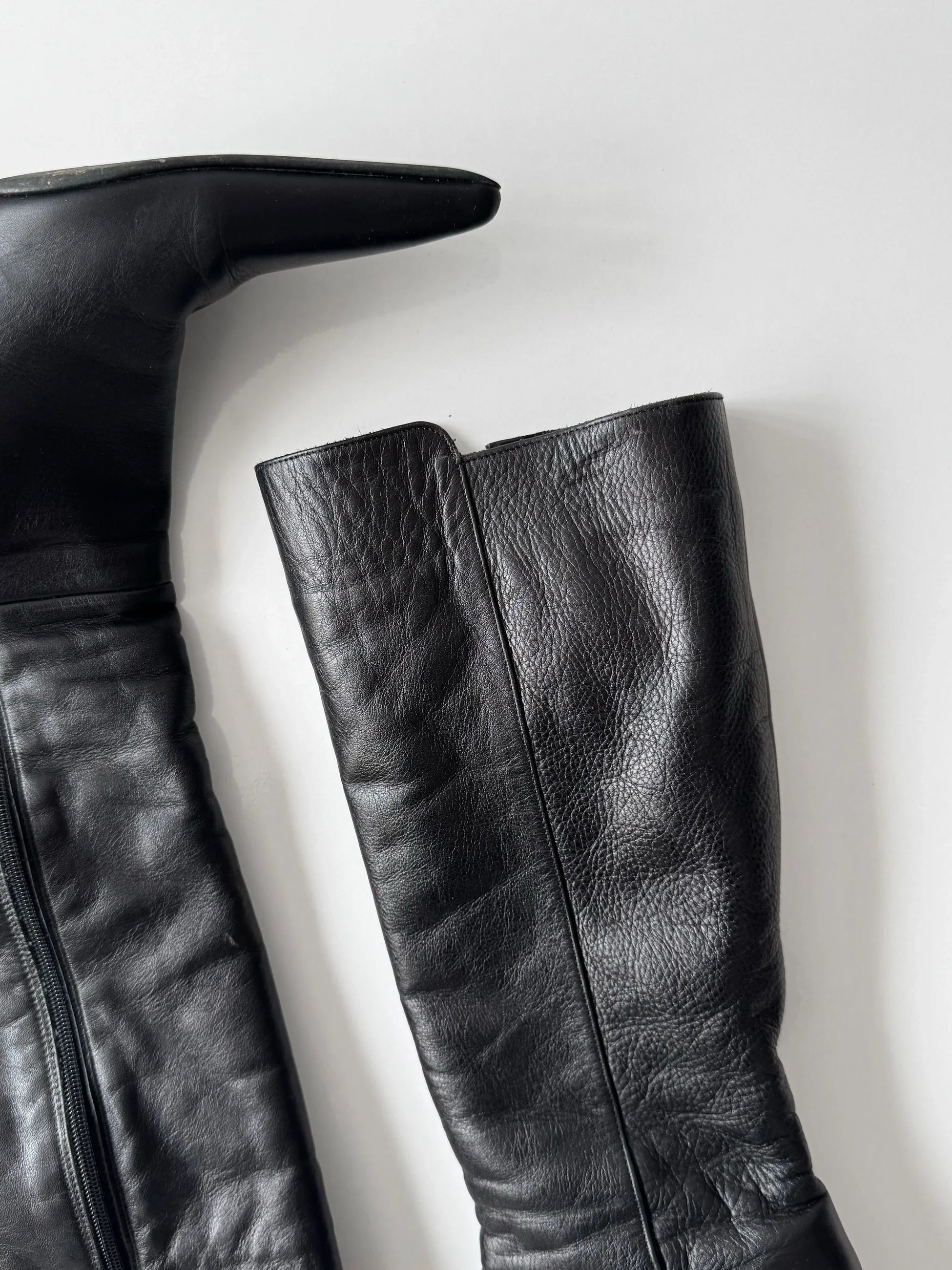 Fur-Lined Leather Boots