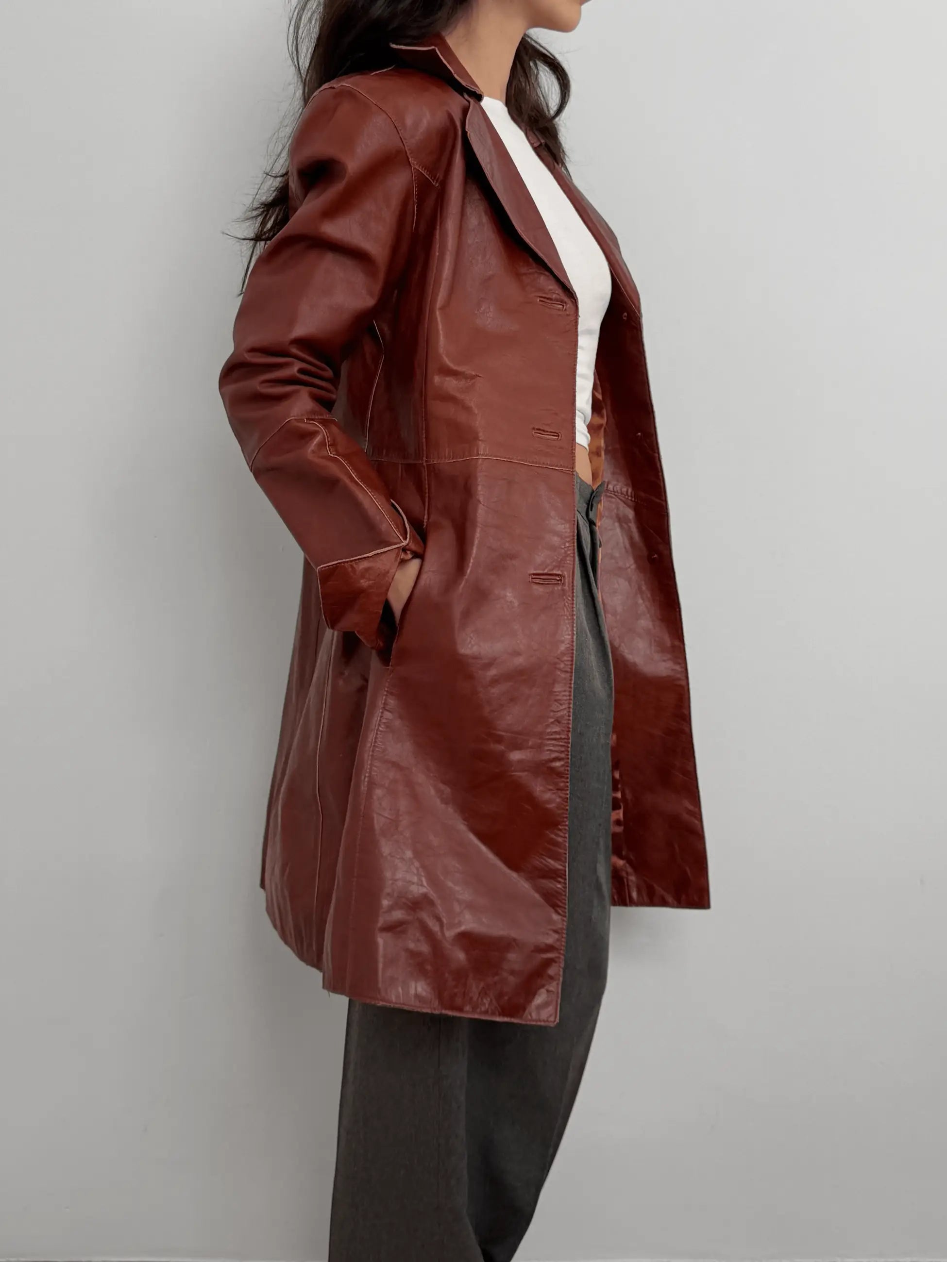 Long Leather Jacket