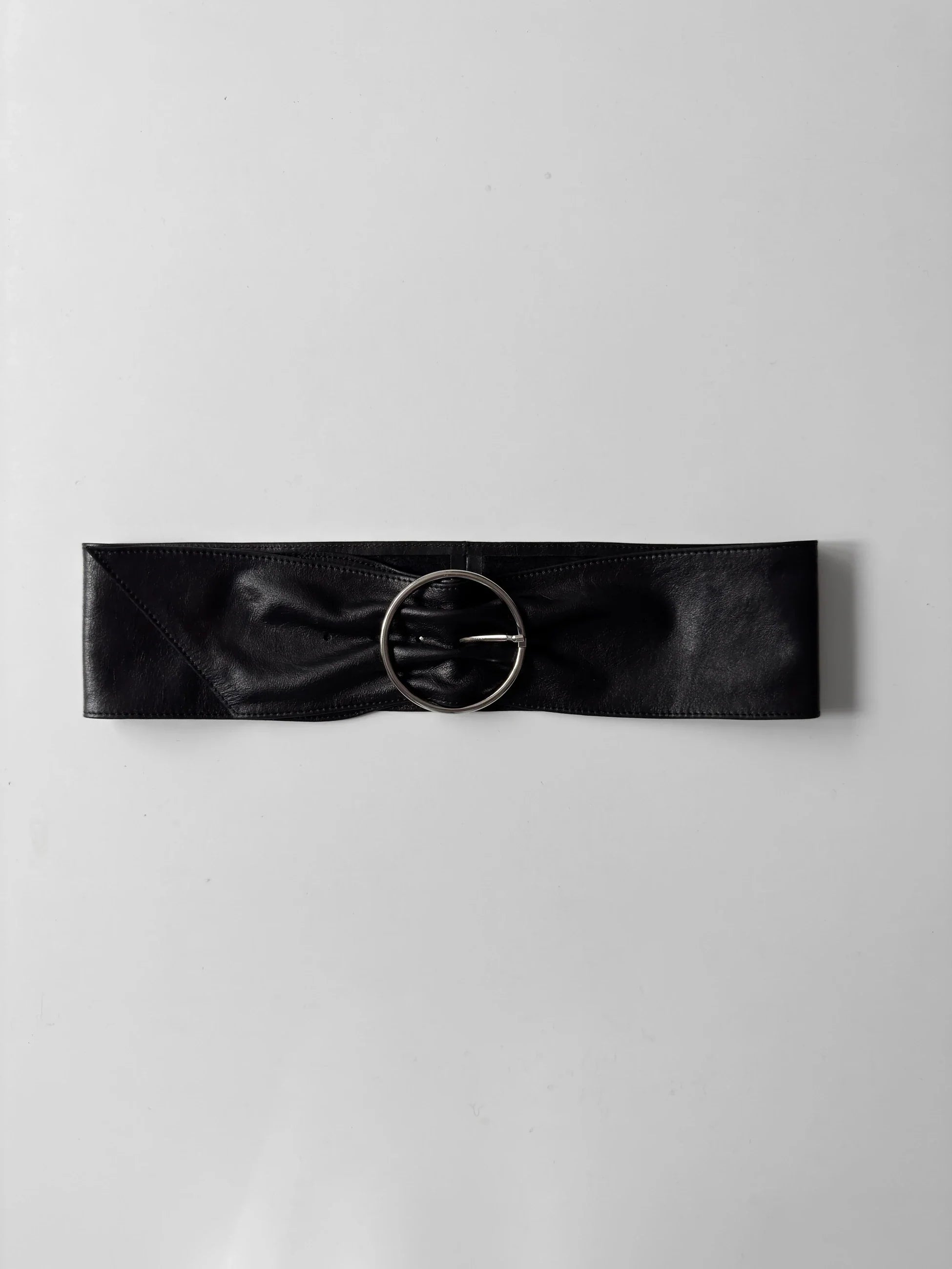 Black Leather Belt