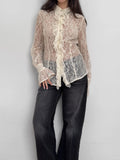 Ruffled Lace Shirt