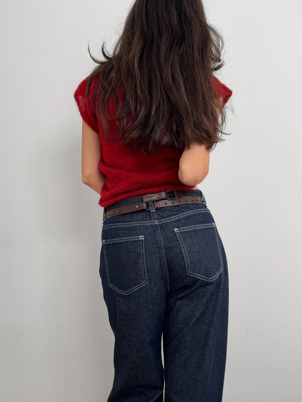 Hand-Knit Mohair Pullover