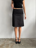 Midi Satin Skirt