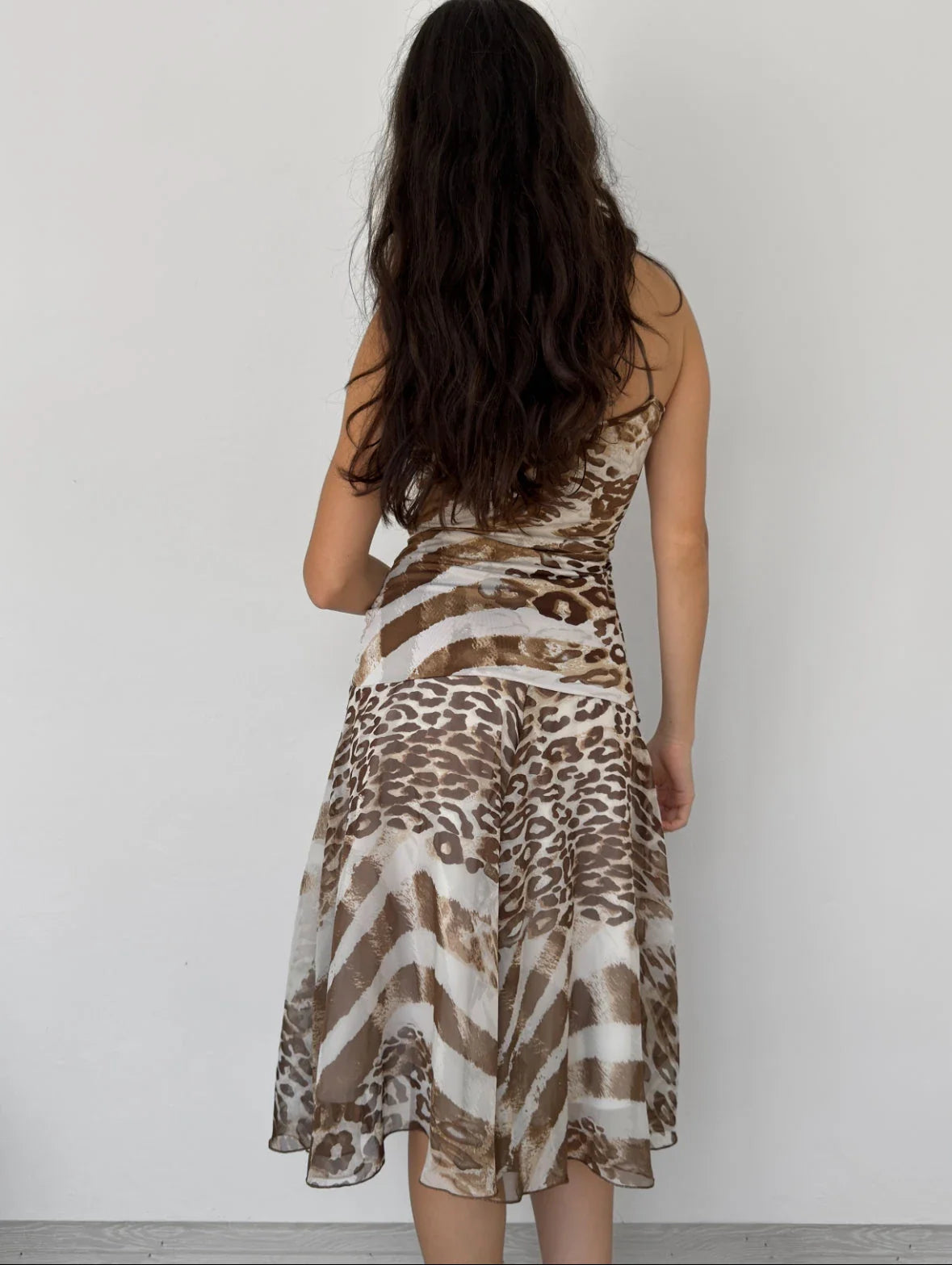 Chiffon Leopard Dress