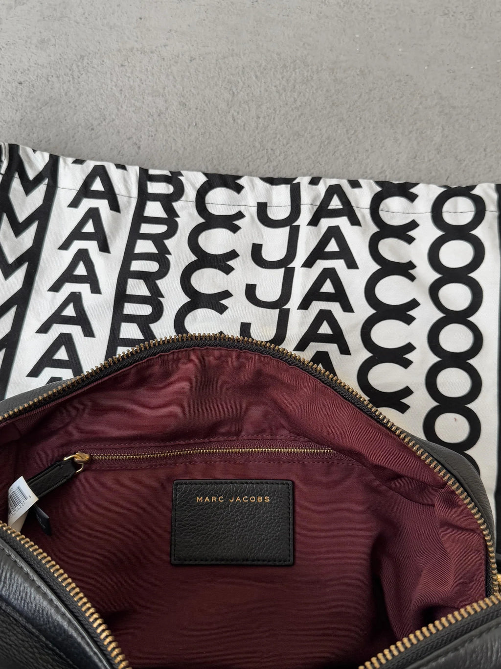 Marc Jacobs Black Leather Bag