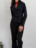 Contrast Stitched Shirt