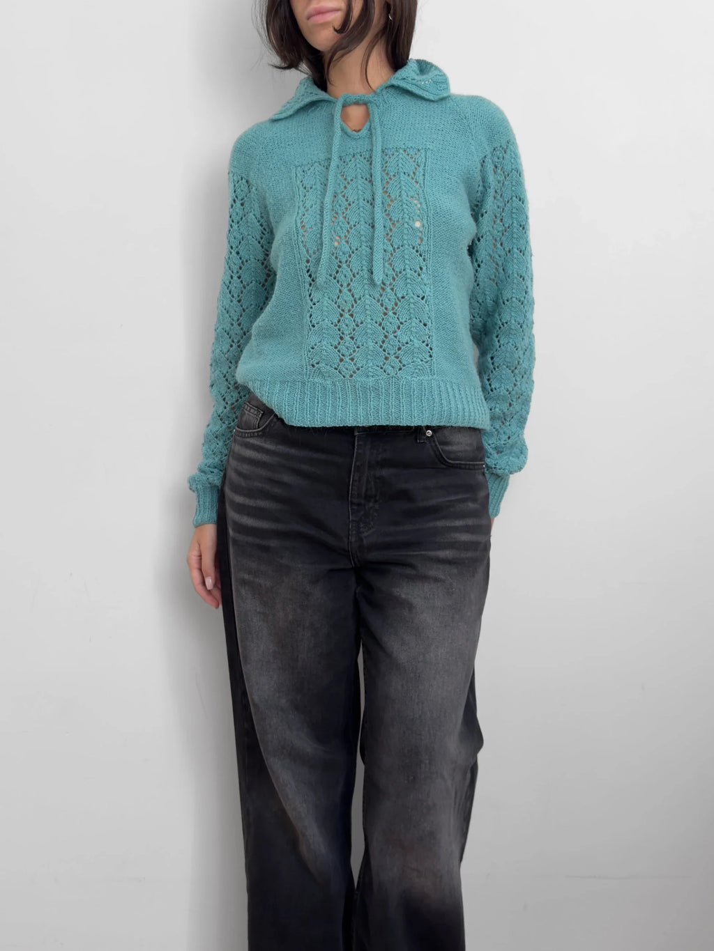 Blue Wool Sweater