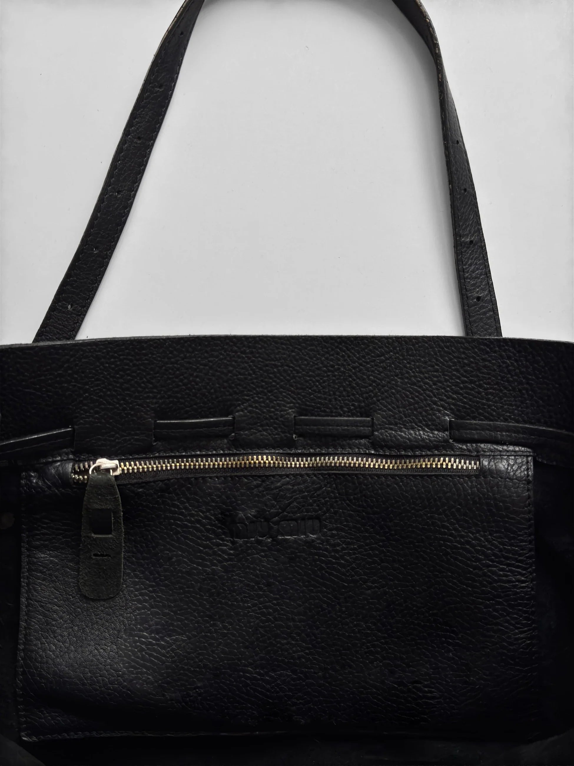 Miu Miu Leather Tote Bag