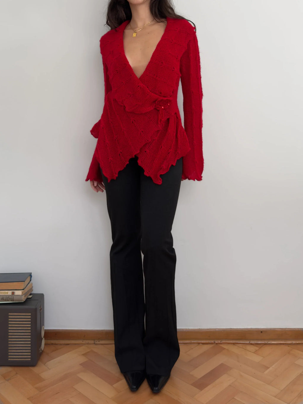 Red Wool Sweater