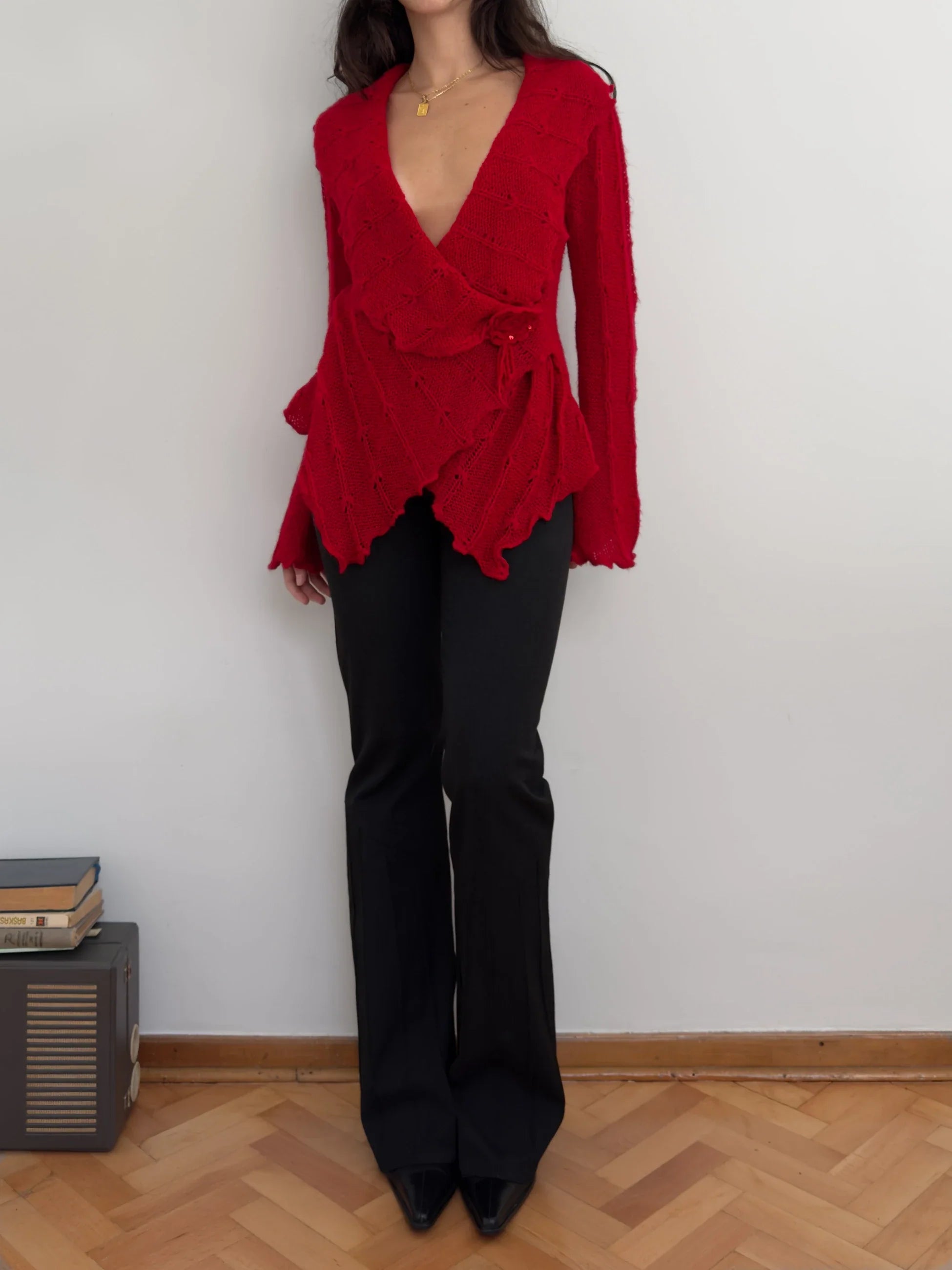 Red Wool Sweater