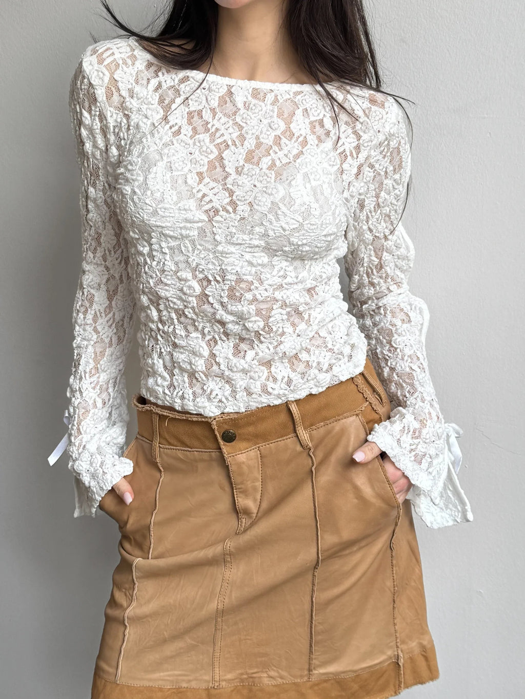 White Lace Blouse