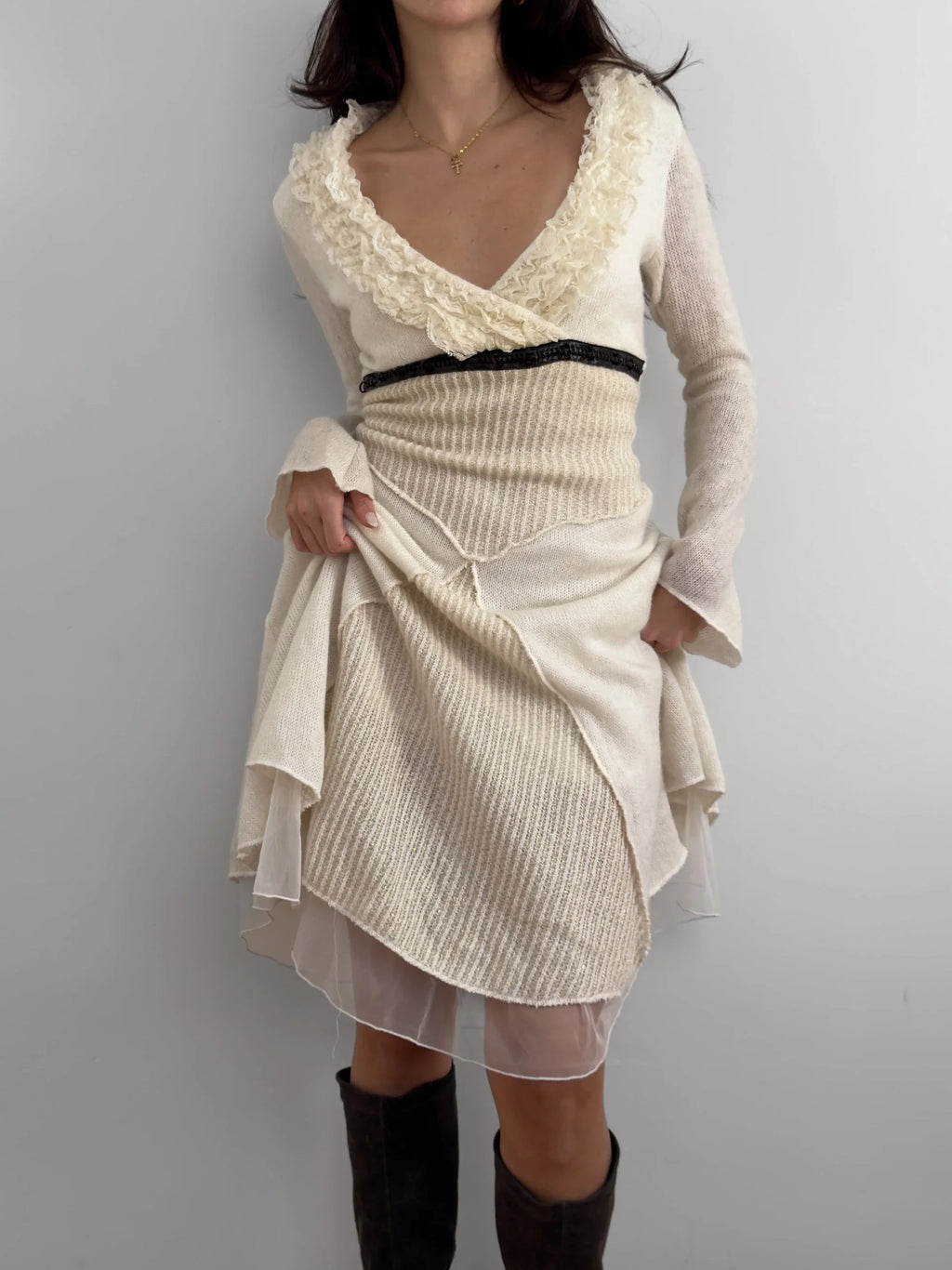 Long Sleeve Knit Dress