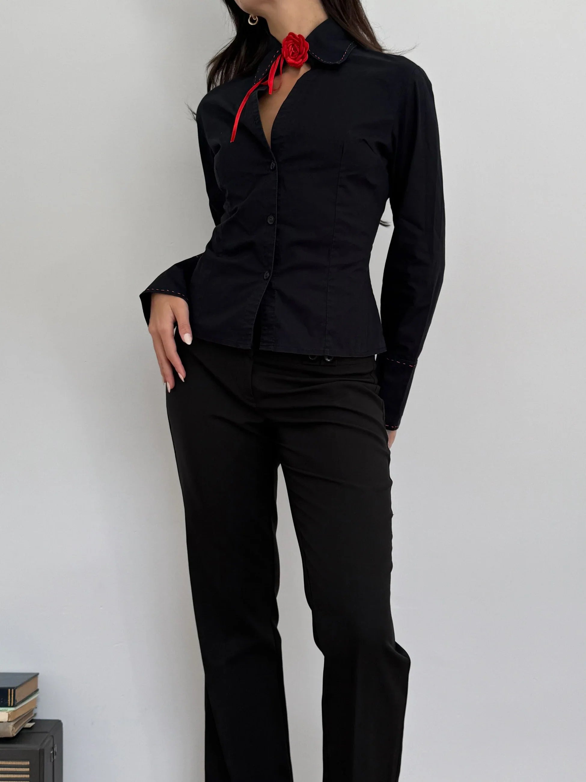 Contrast Stitched Shirt