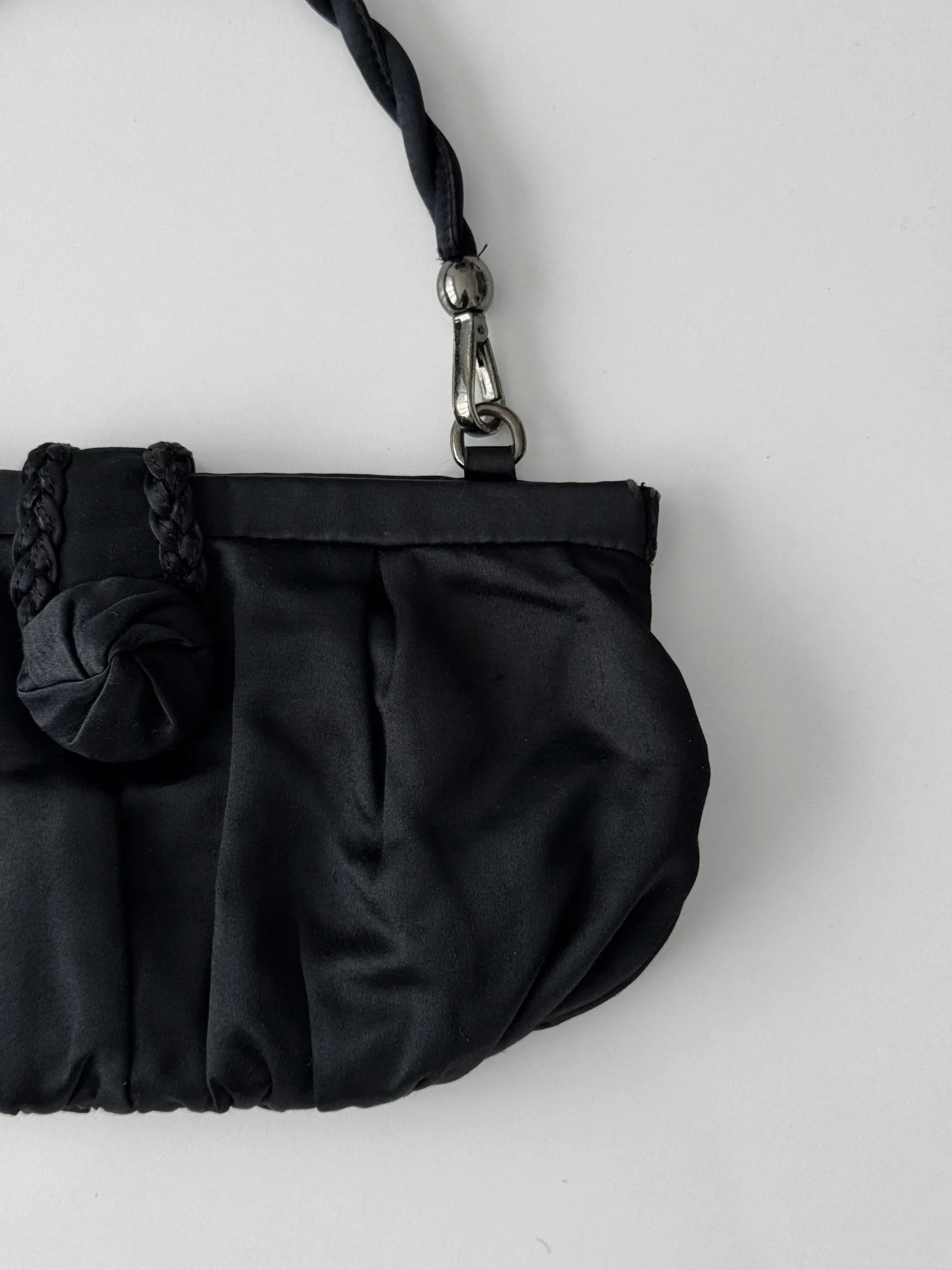 Black Satin Bag