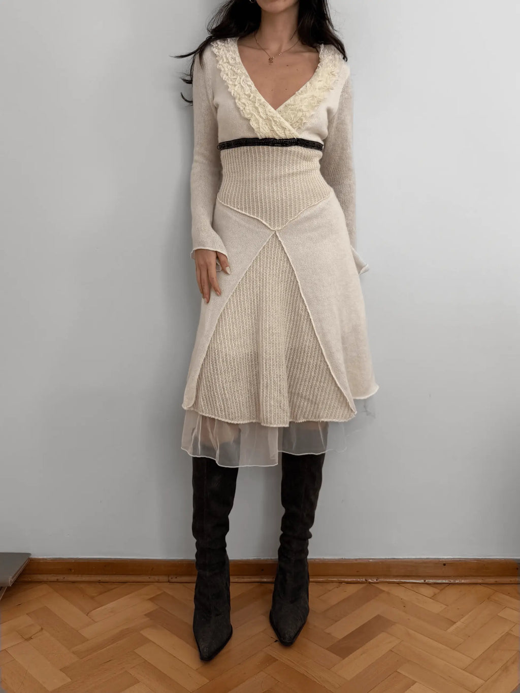 Long Sleeve Knit Dress