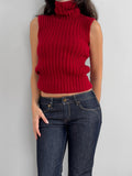 Red Knit Pullover