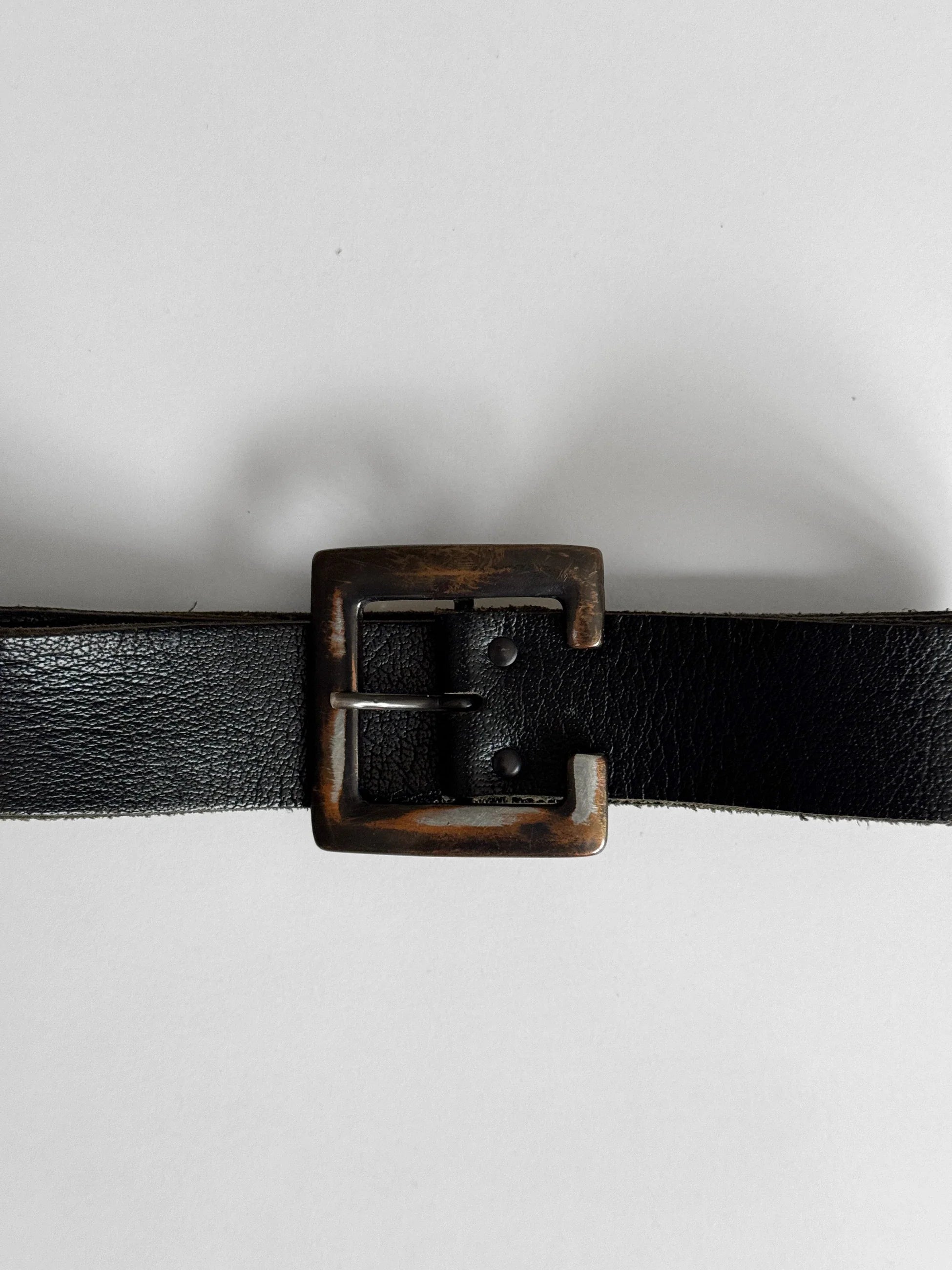 Black Leather Belt