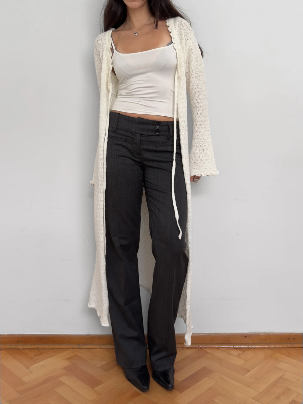 Long Wool Cardigan