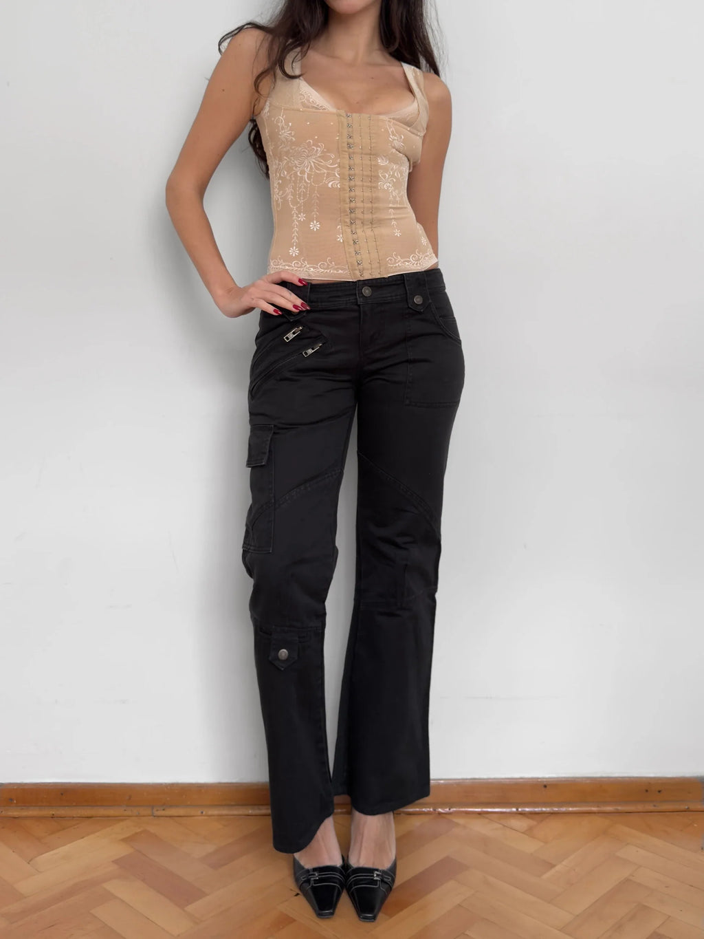 Black Kargo Trousers
