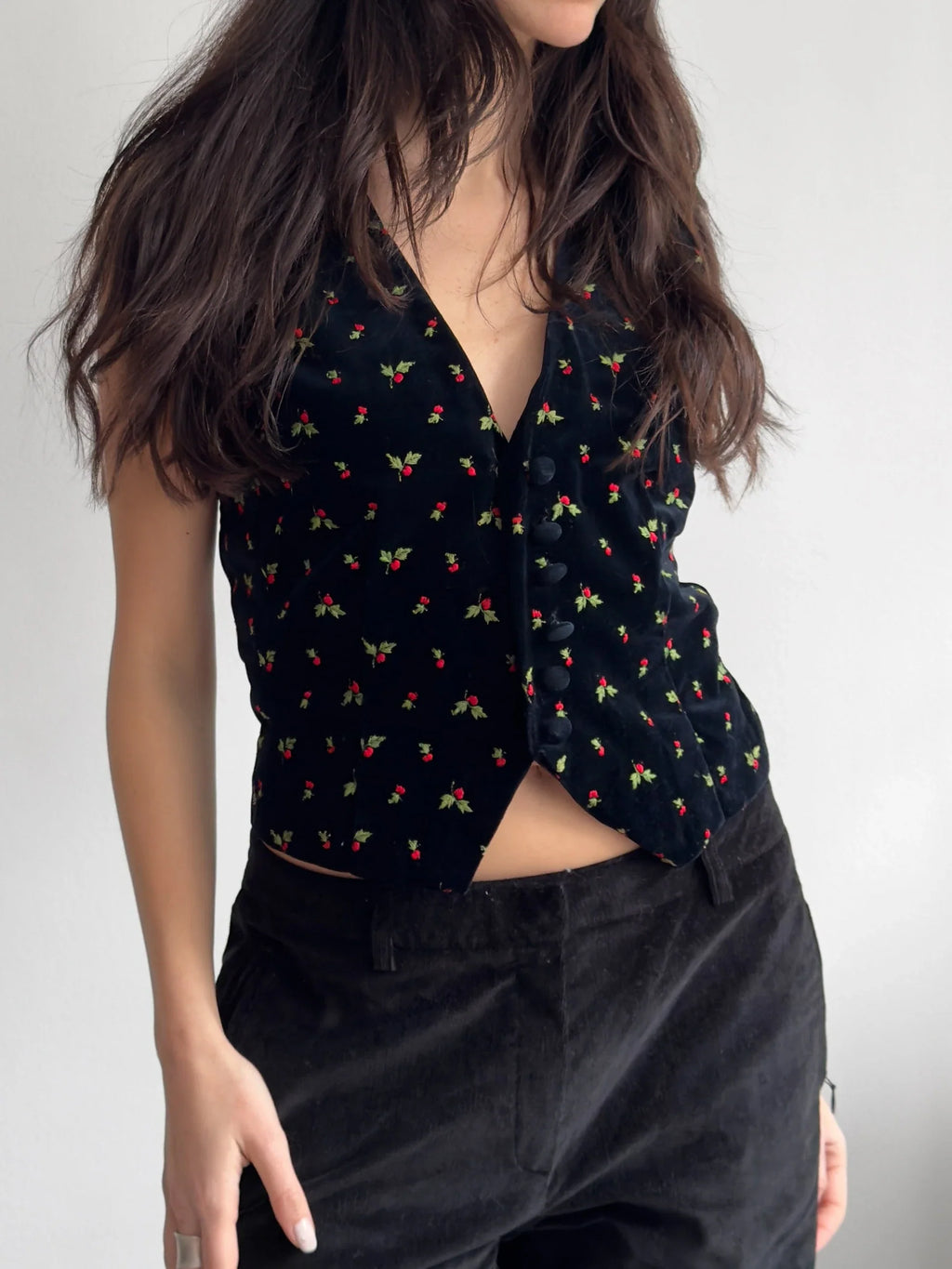 Hand-Stitched Embroidered Vest
