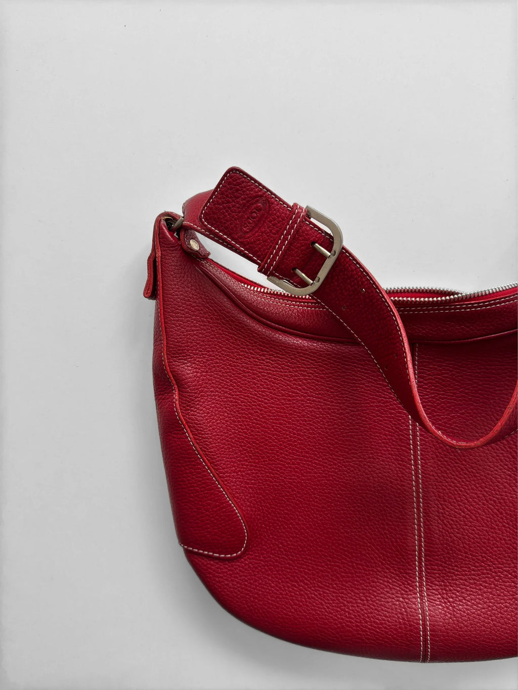 Tod's Red Leather Bag