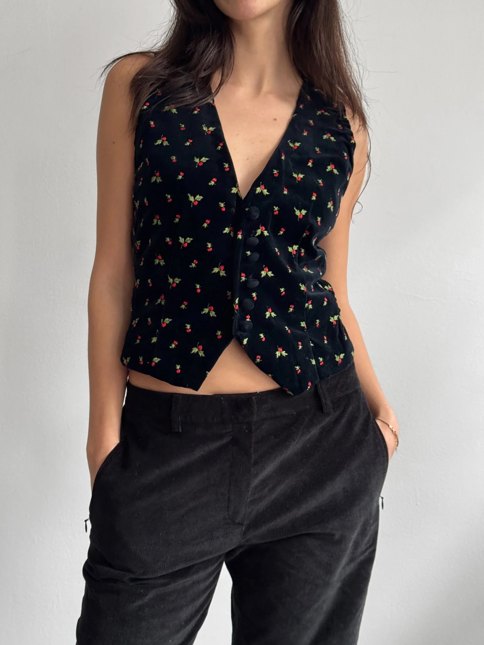 Hand-Stitched Embroidered Vest
