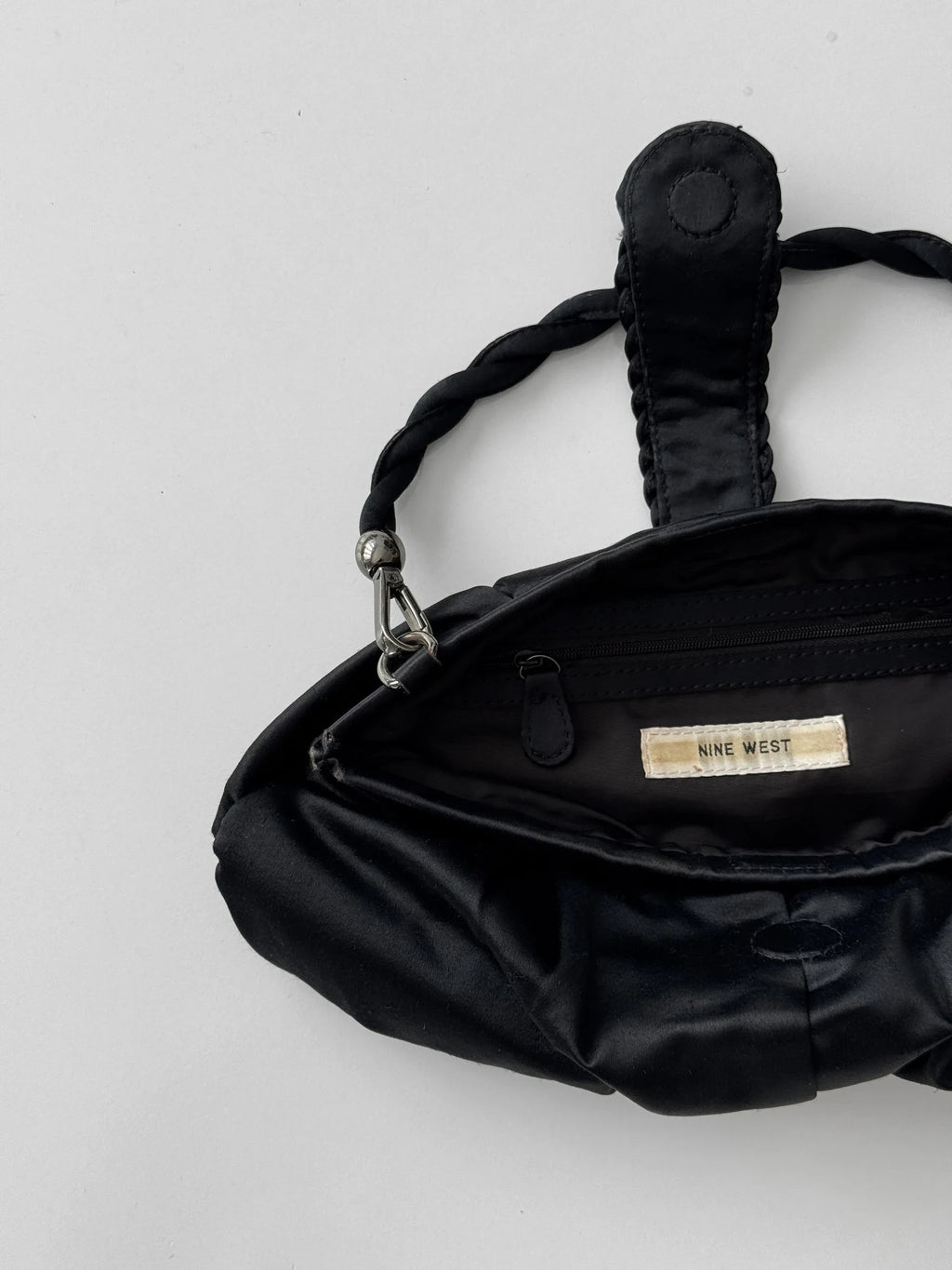 Black Satin Bag