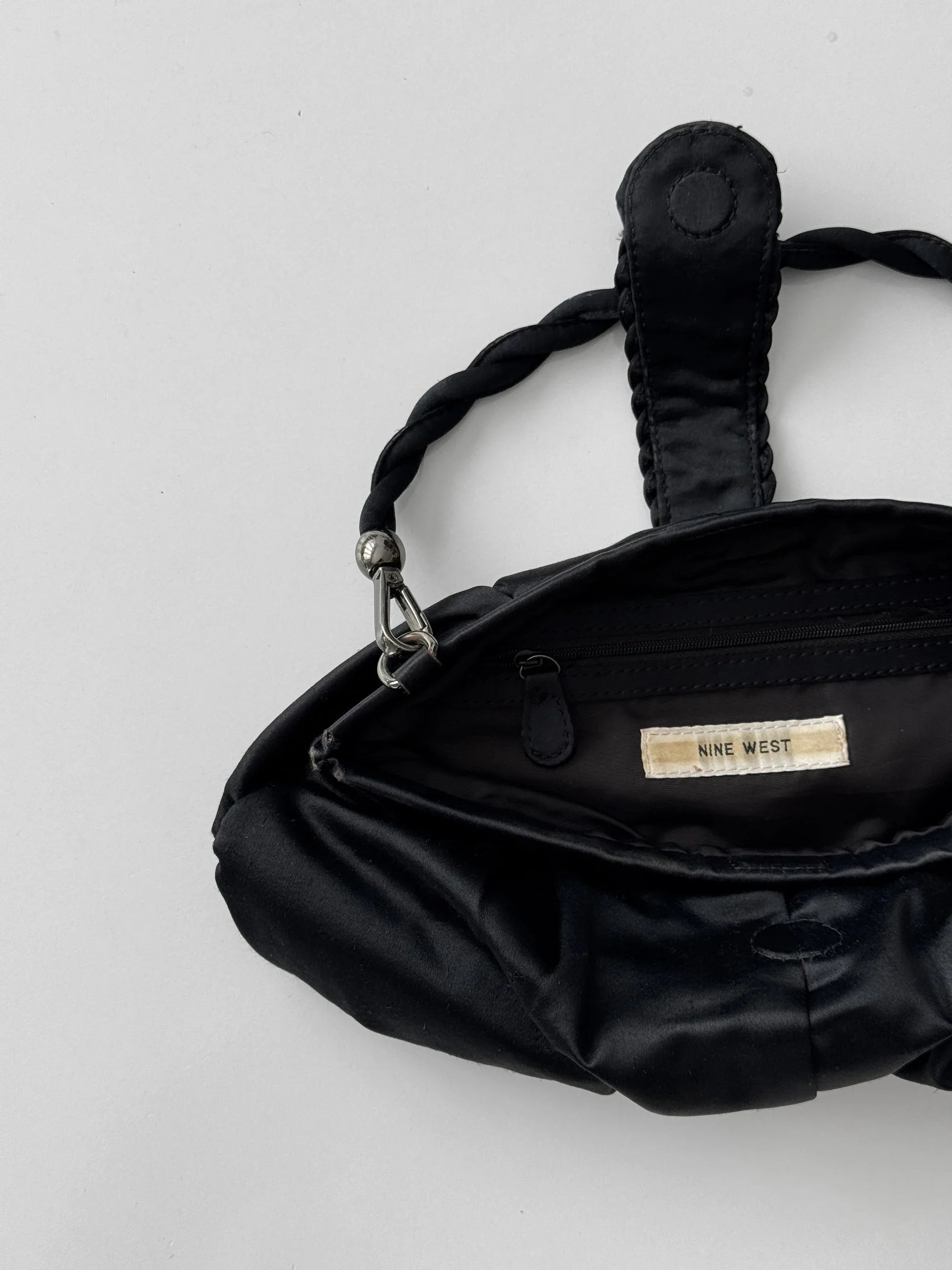 Black Satin Bag