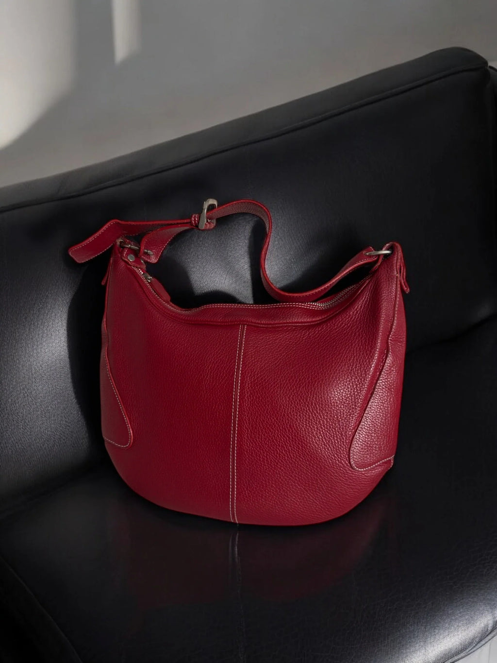 Tod's Red Leather Bag