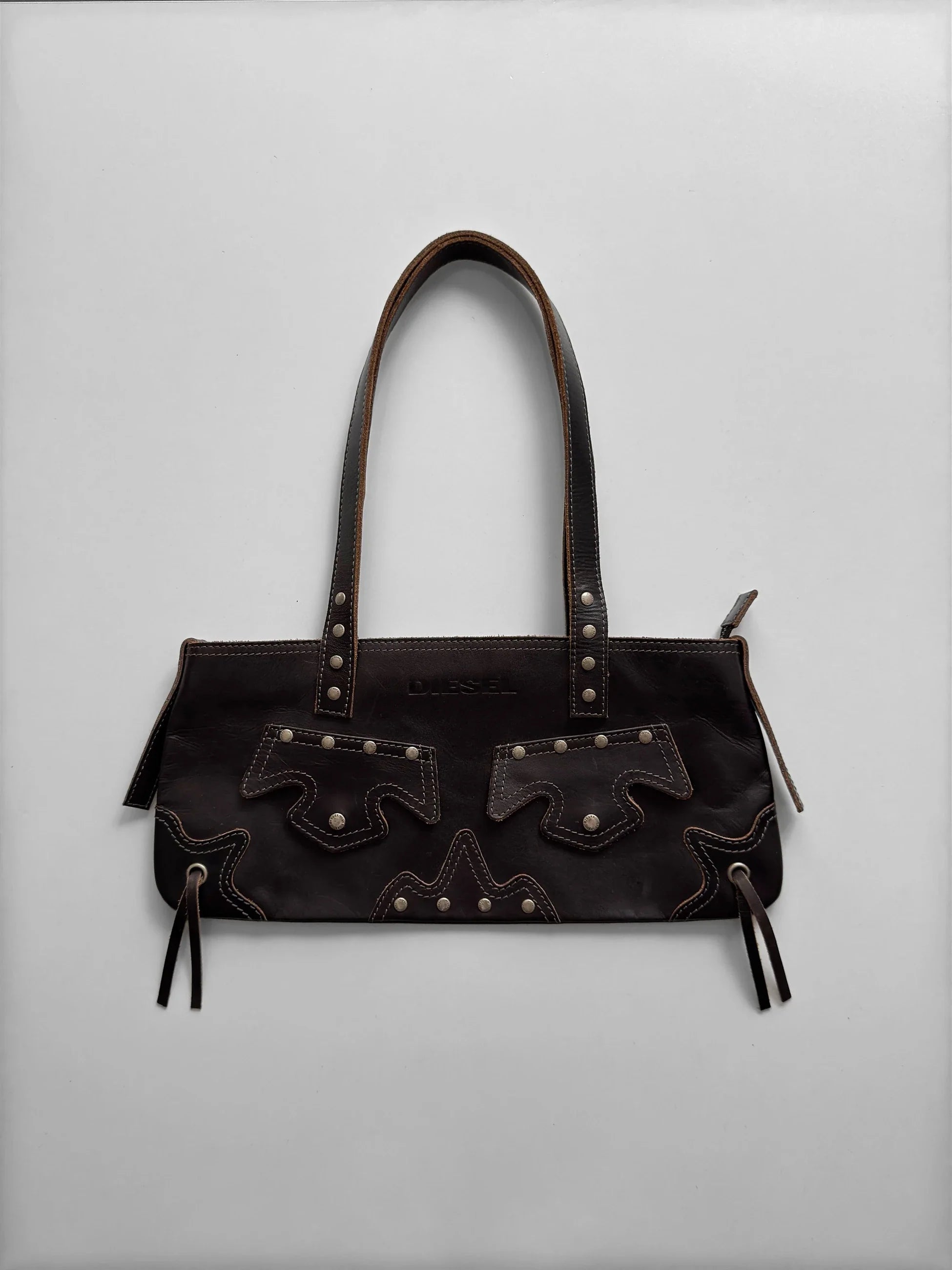 Diesel Leather Clutch Bag