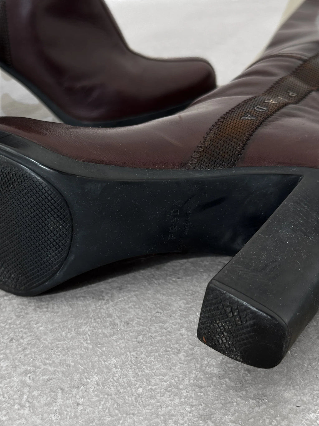 Prada Heeled Ankle Boots