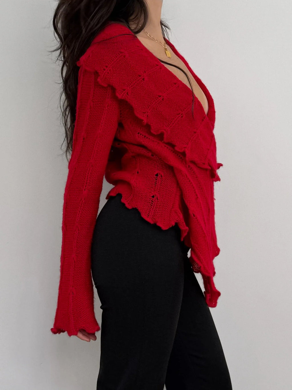 Red Wool Sweater