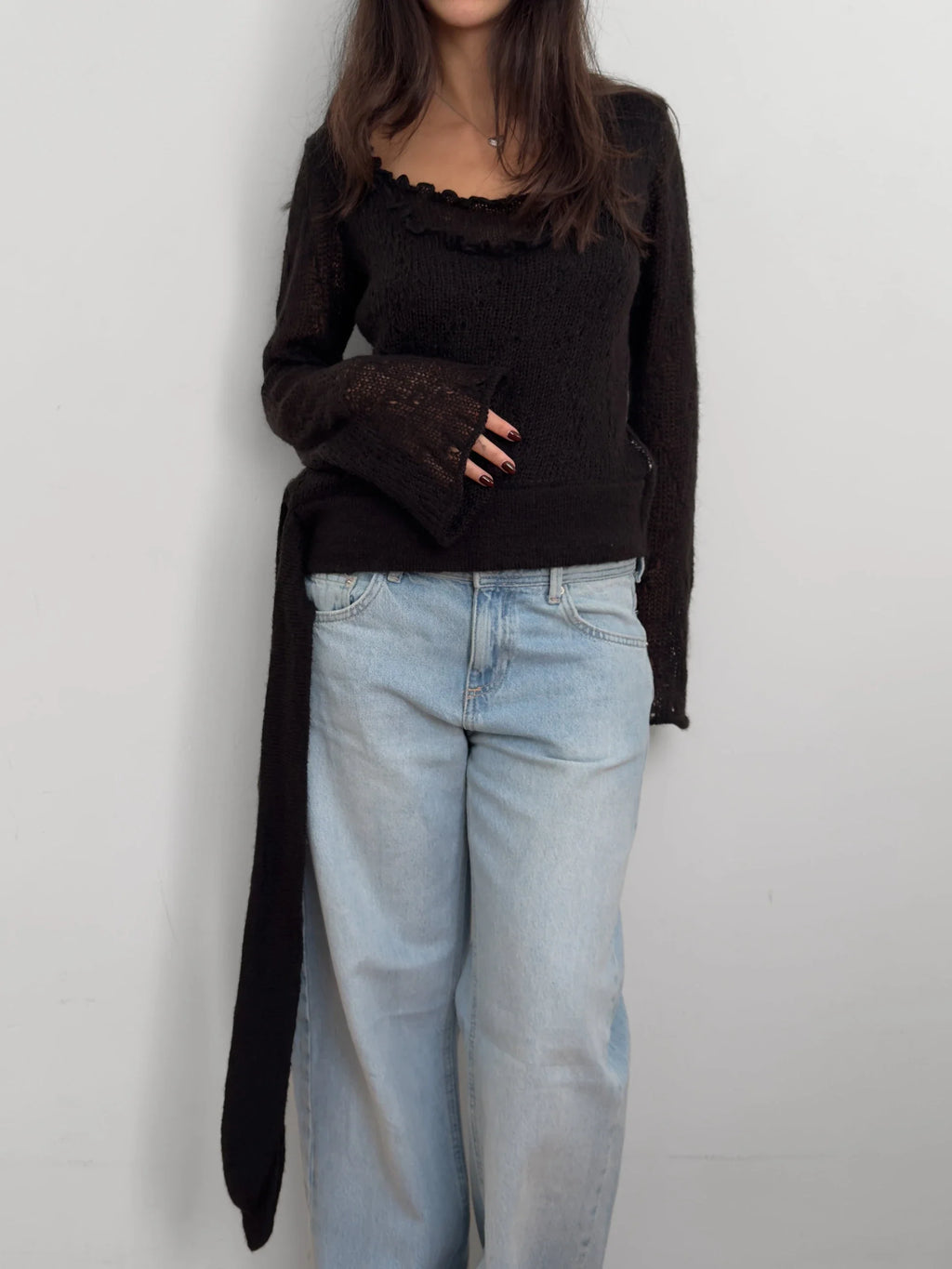 Black Mohair Sweater