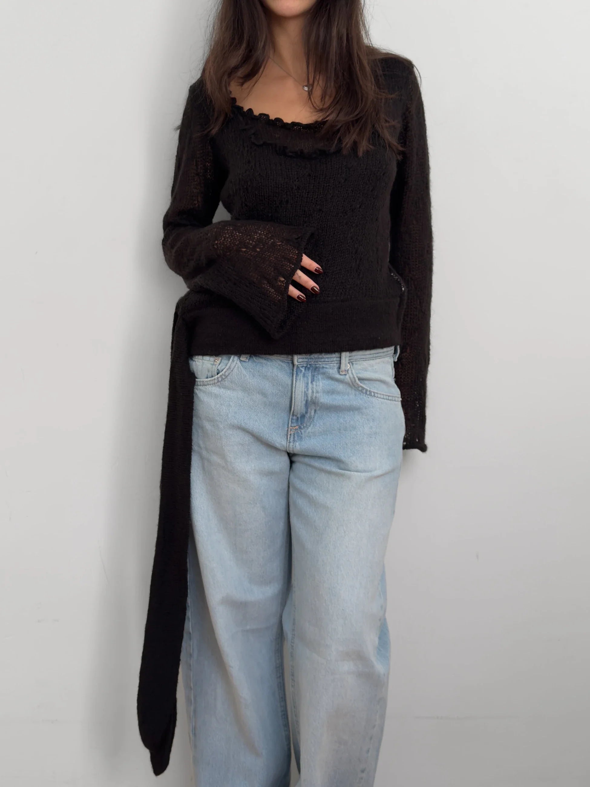 Black Mohair Sweater