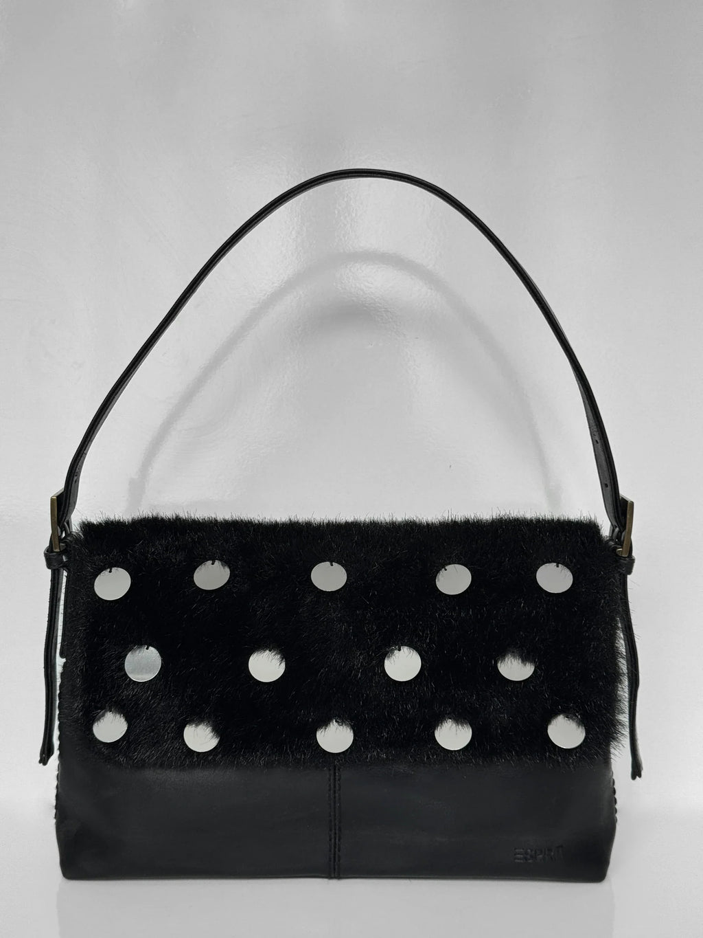 Esprit Fur-Trimmed Bag
