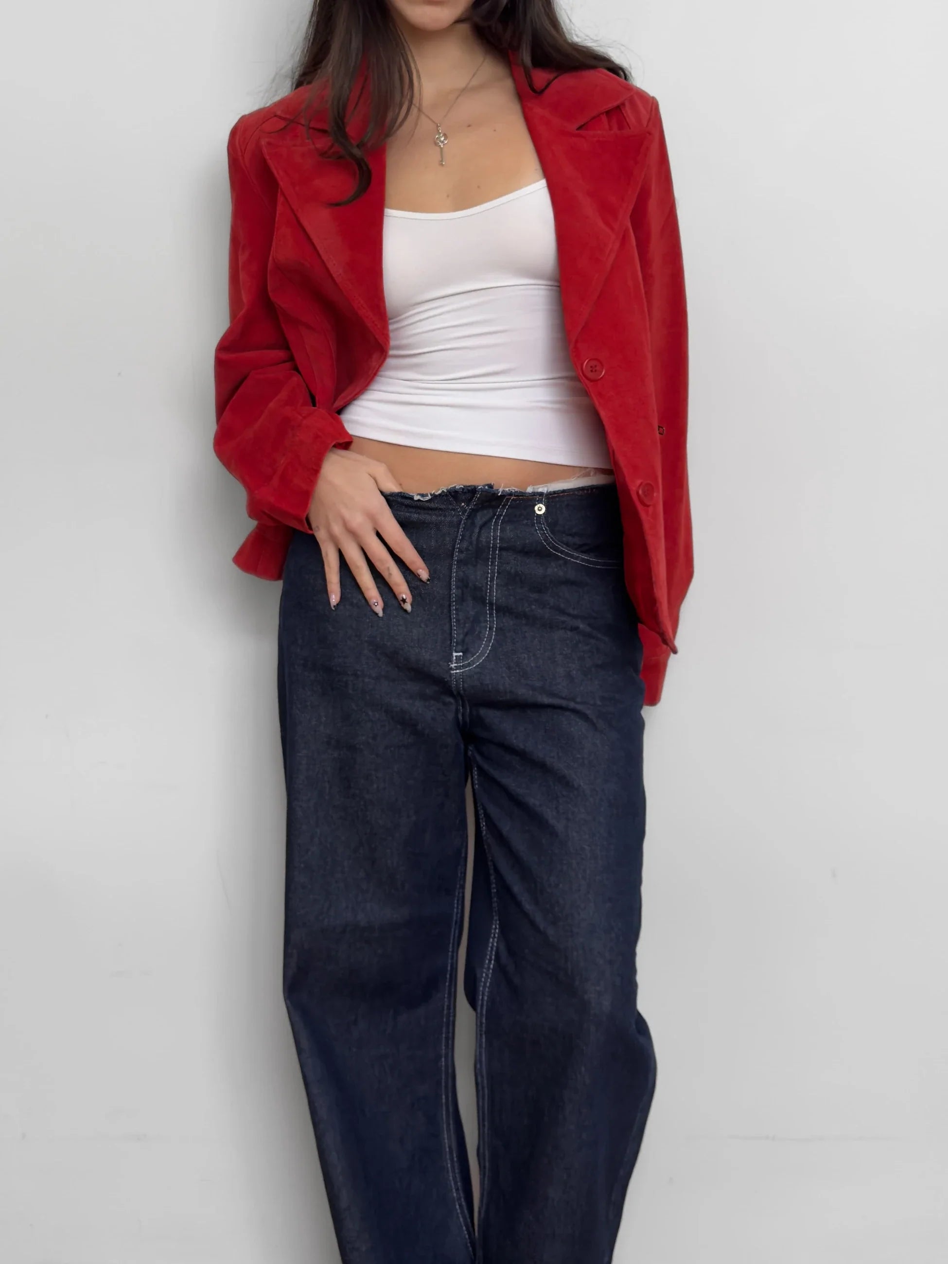 Red Suede Jacket