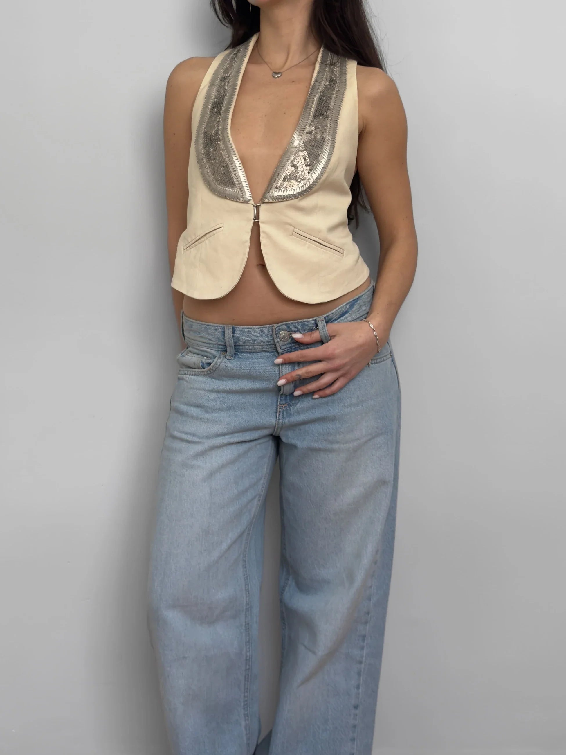 Embroidered Vest