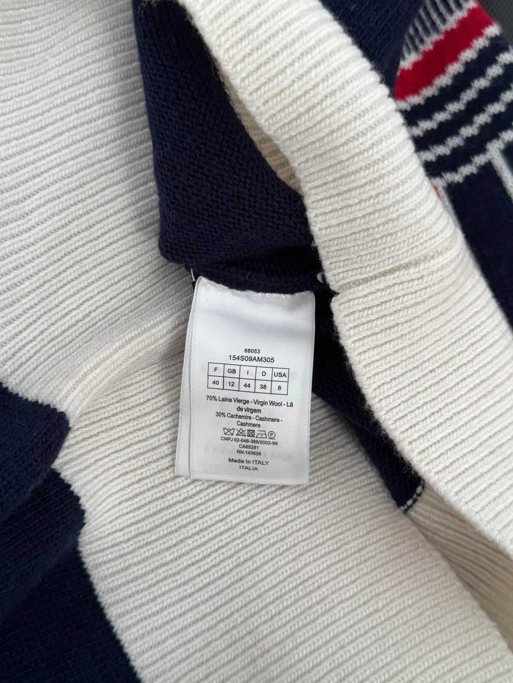Christian Dior Alps Wool/Cashmere Sweater