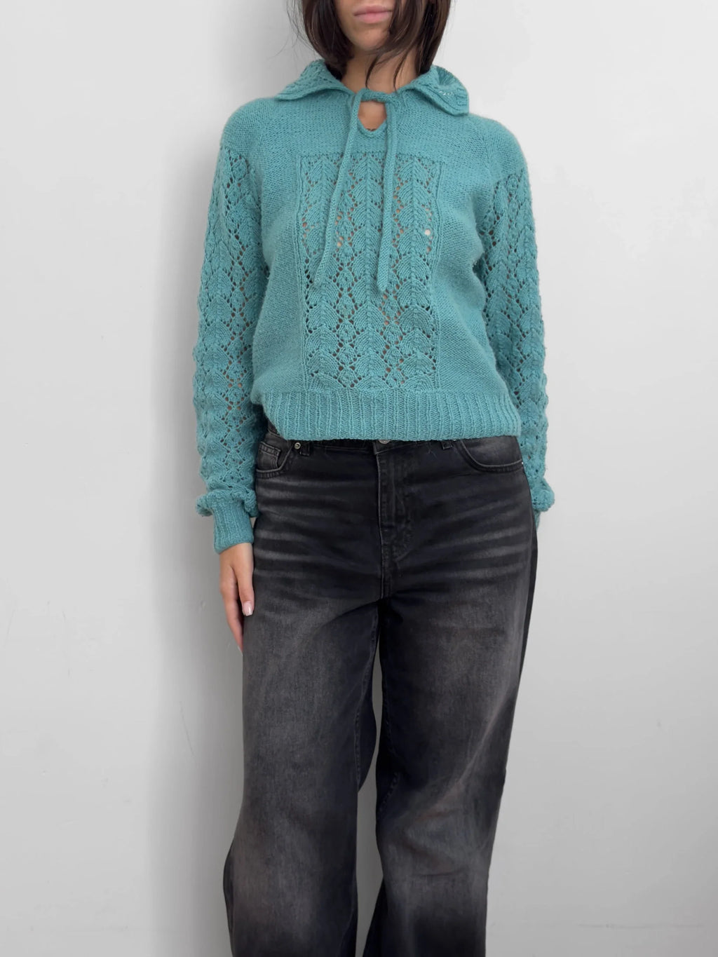 Blue Wool Sweater