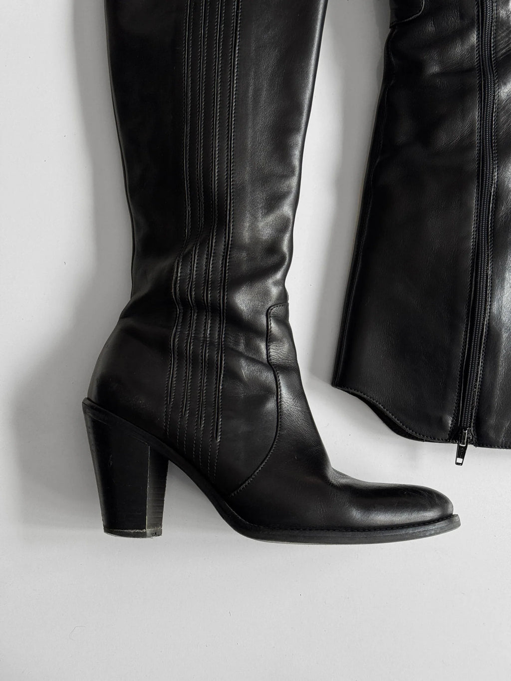 Black Leather Boots